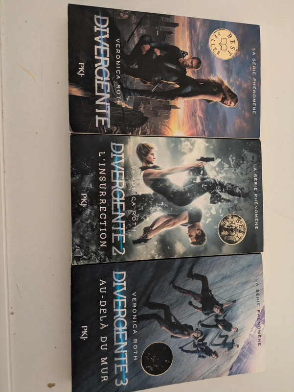 Lot 4 livres Divergente de Veronica Roth