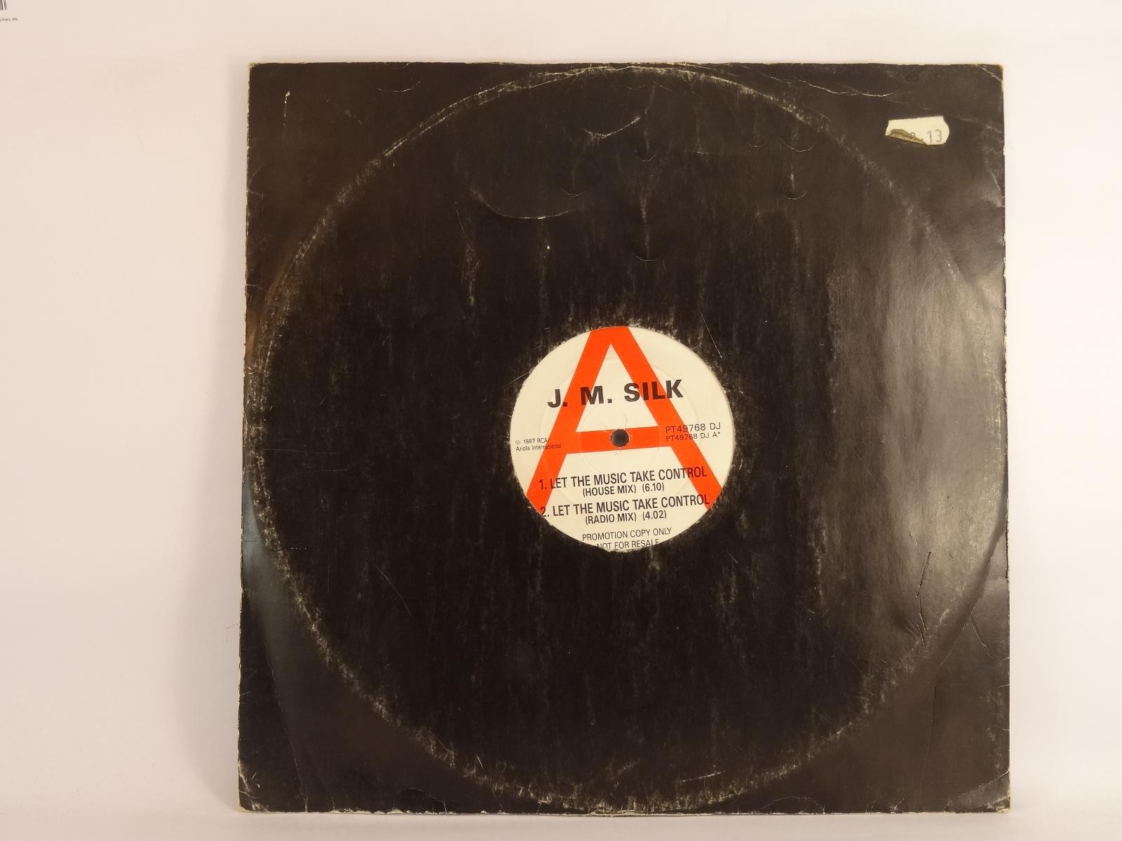 J.M.SILK LET THE MUSIC TAKE CONTROL (176) 4 Track Promo 12" Single plus Company 