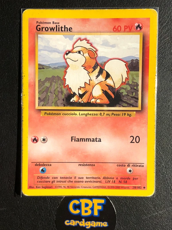 Growlithe 28/102 Set Base