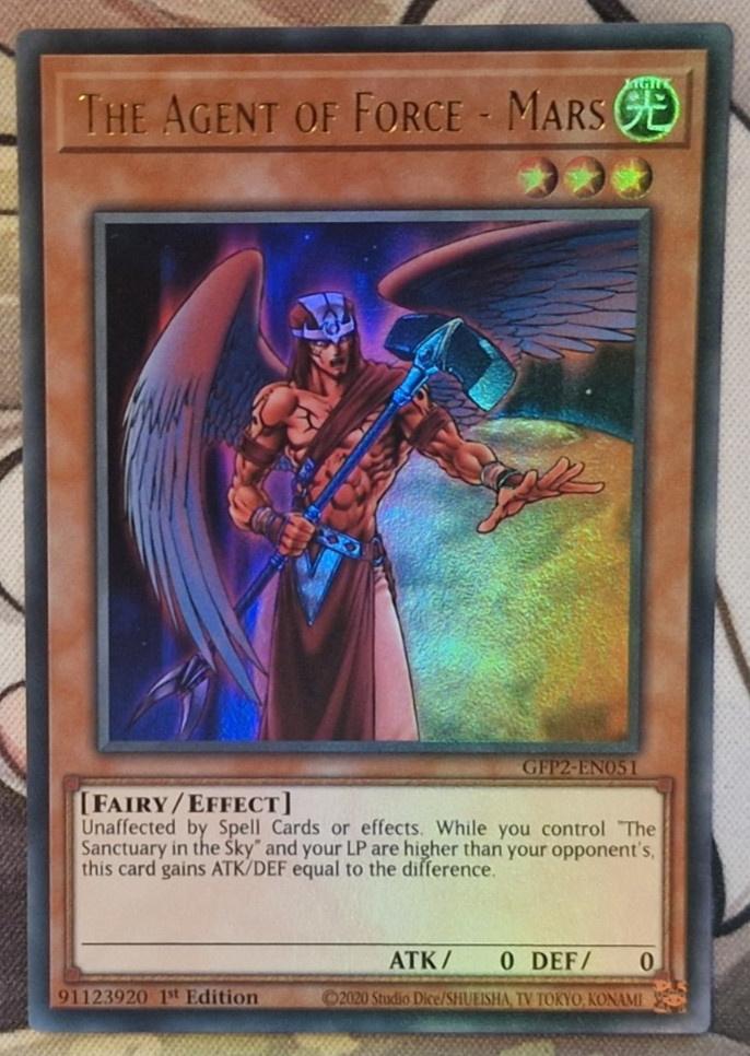 GFP2-EN051 | The Agent of Force - Mars | Ultra Rare | 1st Ed | NM | YuGiOh! TCG
