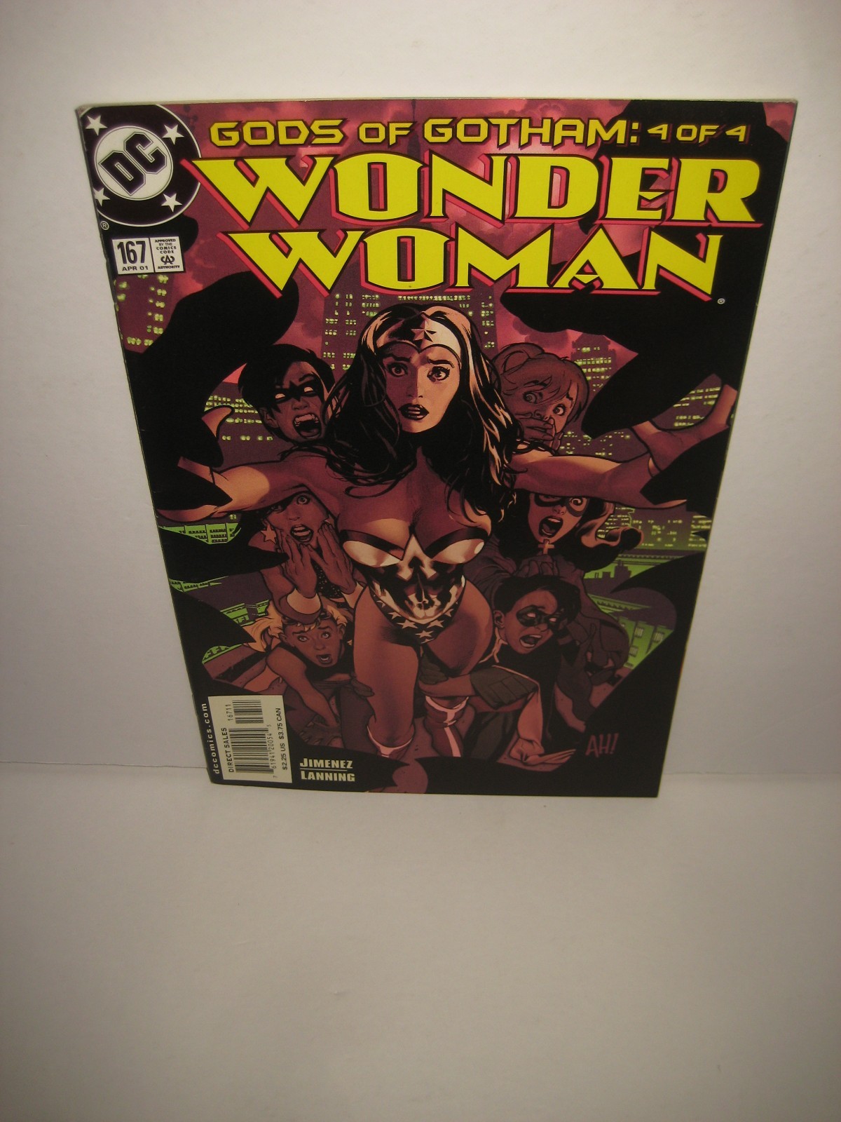 Wonder Woman #167 Adam Hughes copertina DC 2001