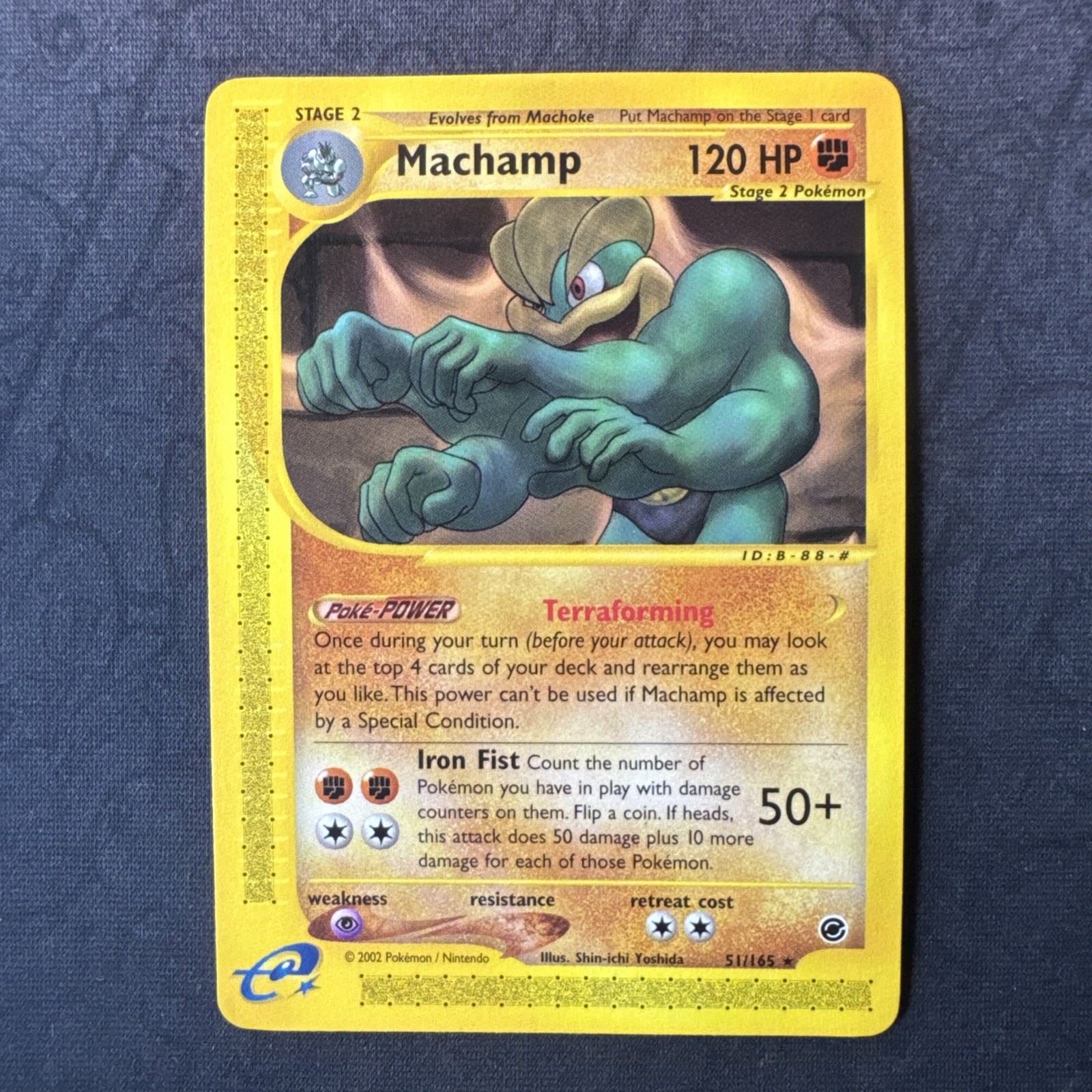 Machamp 051/165 Expedition Base Set Rare Pokemon