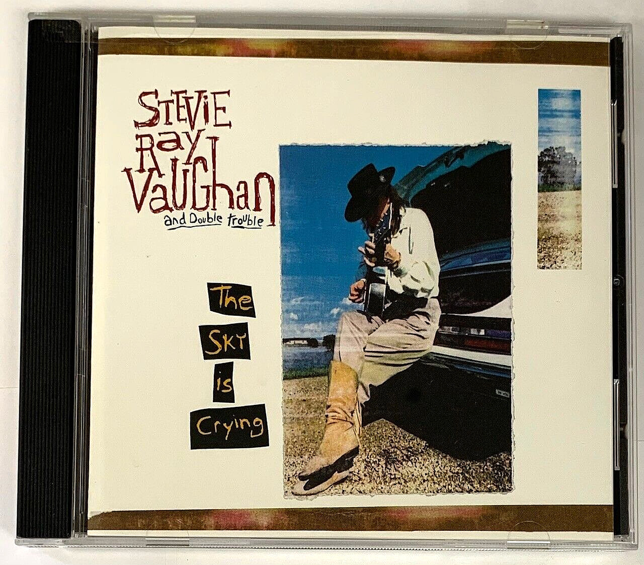 STEVIE RAY VAUGHAN AND DOUBLE TROUBLE The Sky Is Crying AUDIO CD Like NEW Sealed