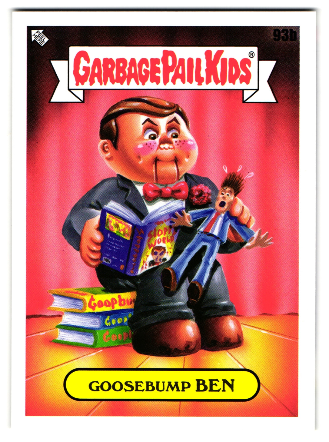 Goosebumps BEN GPK Garbage Pail Kids 2022 Book Worms #93b