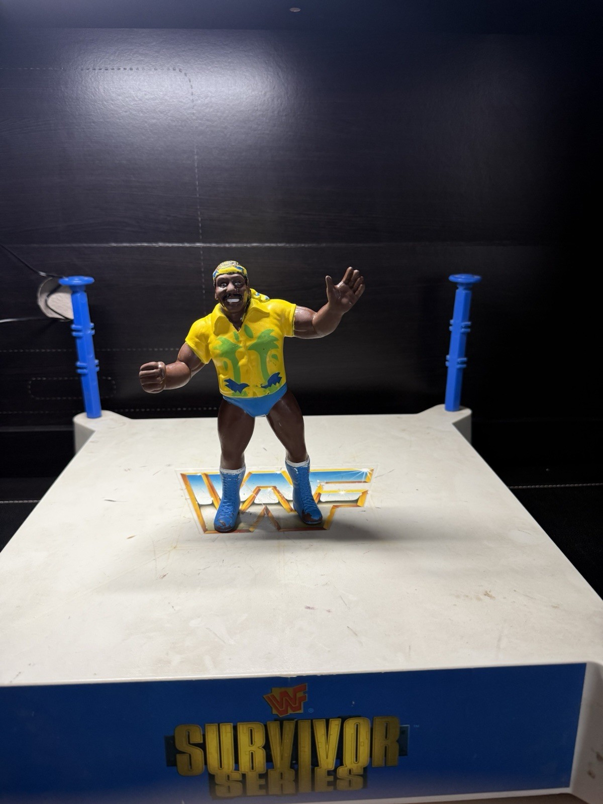 Modellino vintage WWF LJN 1986 SD Jones serie 3