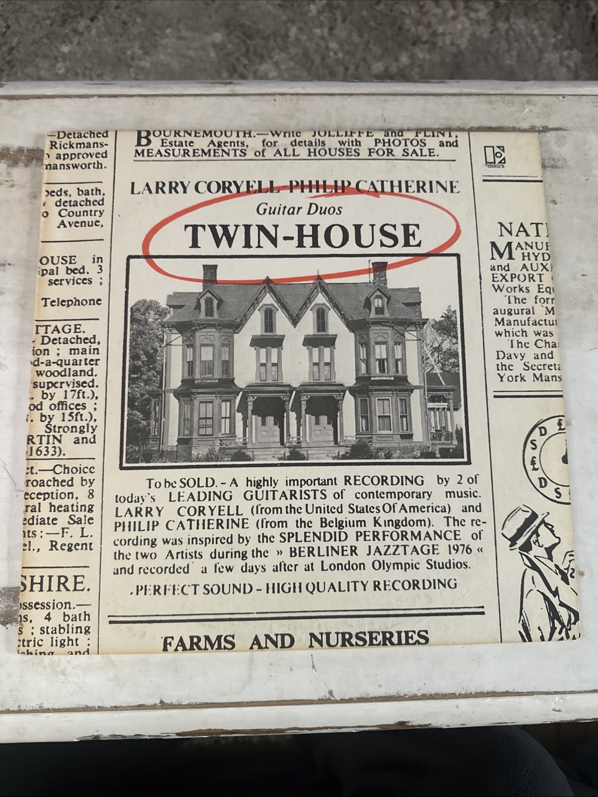 Larry Coryell/Philip Catherine - Twin-House LP - Elektra SEALED