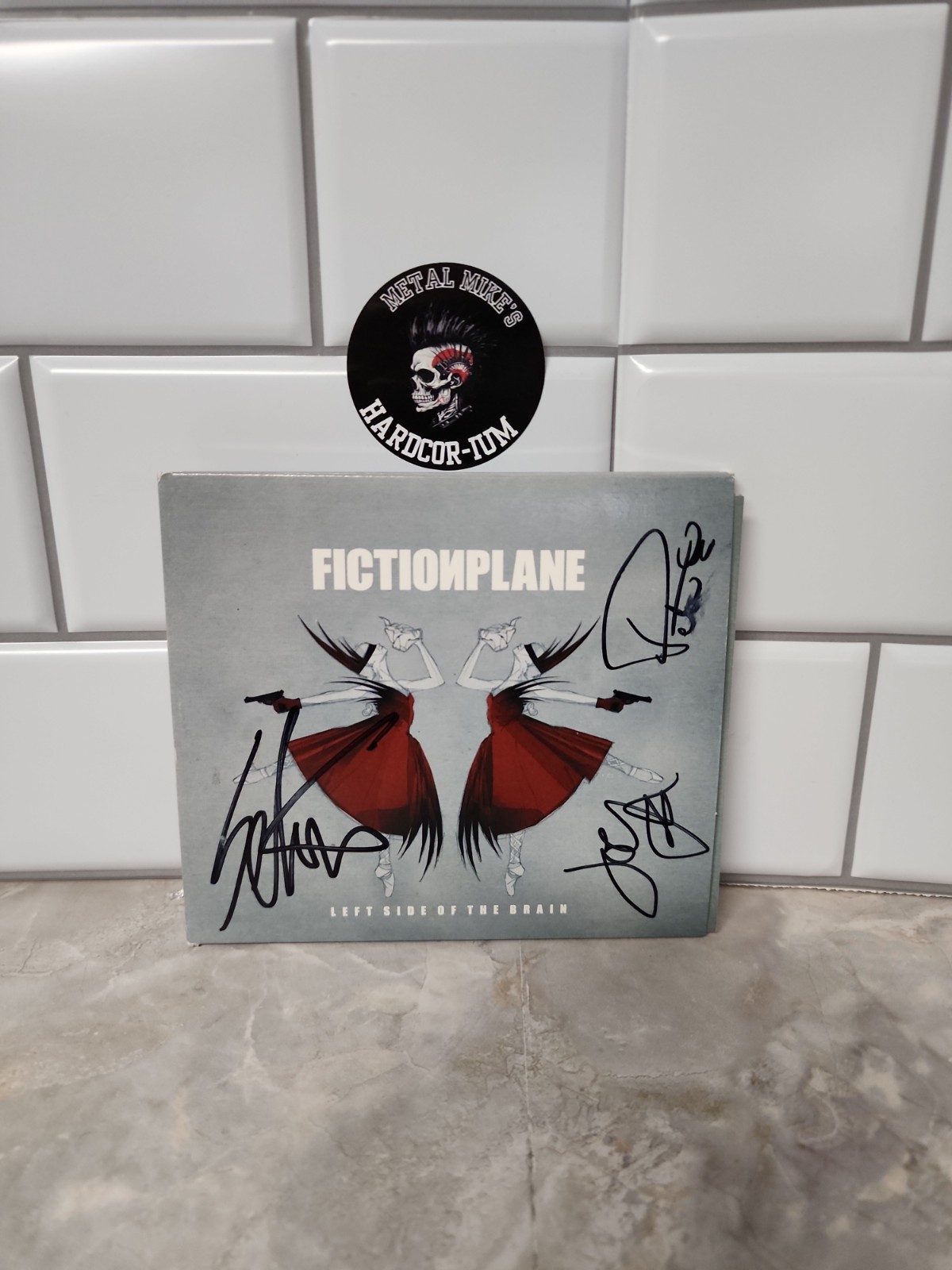 Fiction Plane - Left Side Of The Brain -Cd *Signed* - 2007 Alt Rock