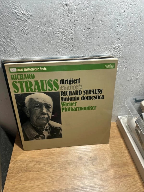 Richard Strauss Sinfonia Domestica LP Vinyl Wiener Philharmoniker Intercord