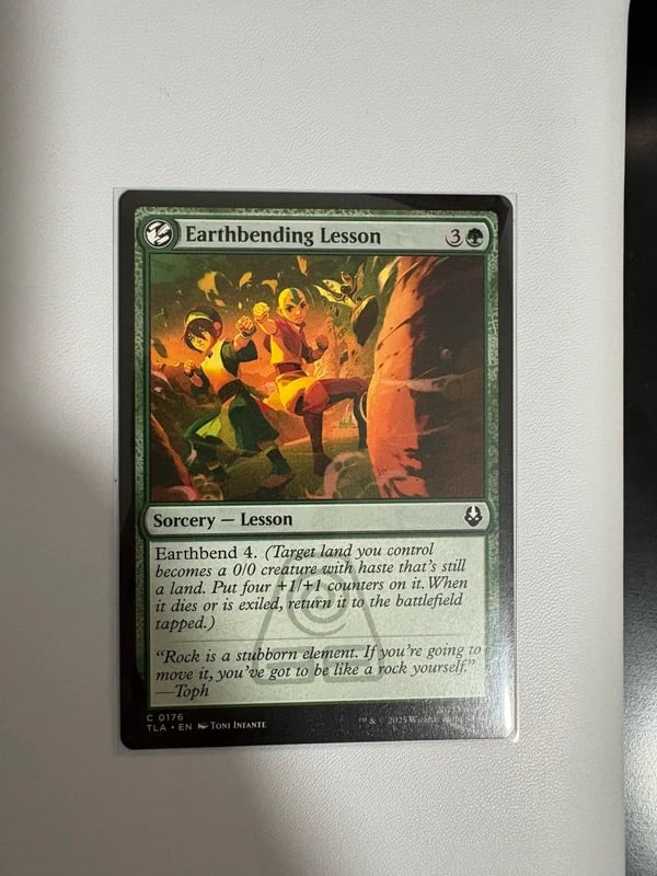 Carta Earthbending Lesson | MTG Avatar