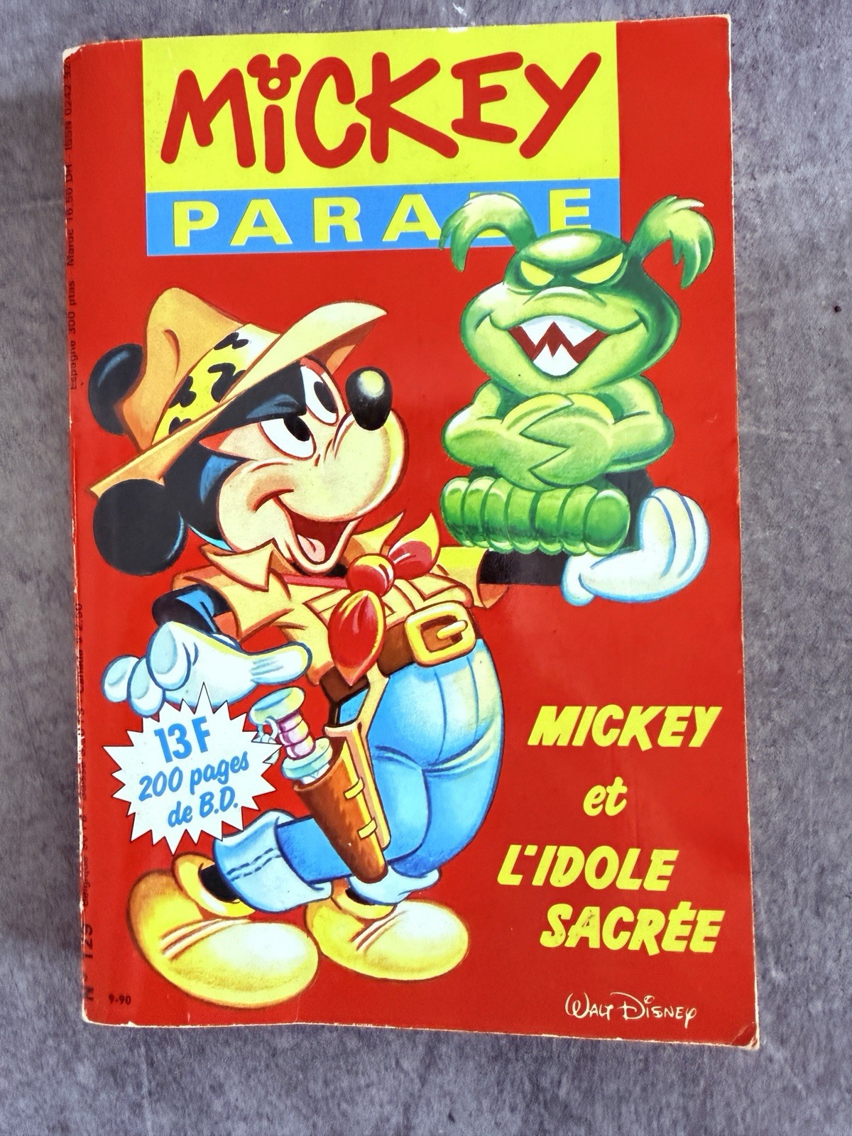 Walt Disney Mickey Parade n°129 Mickey et l’idole sacrée FR Couleur 1990