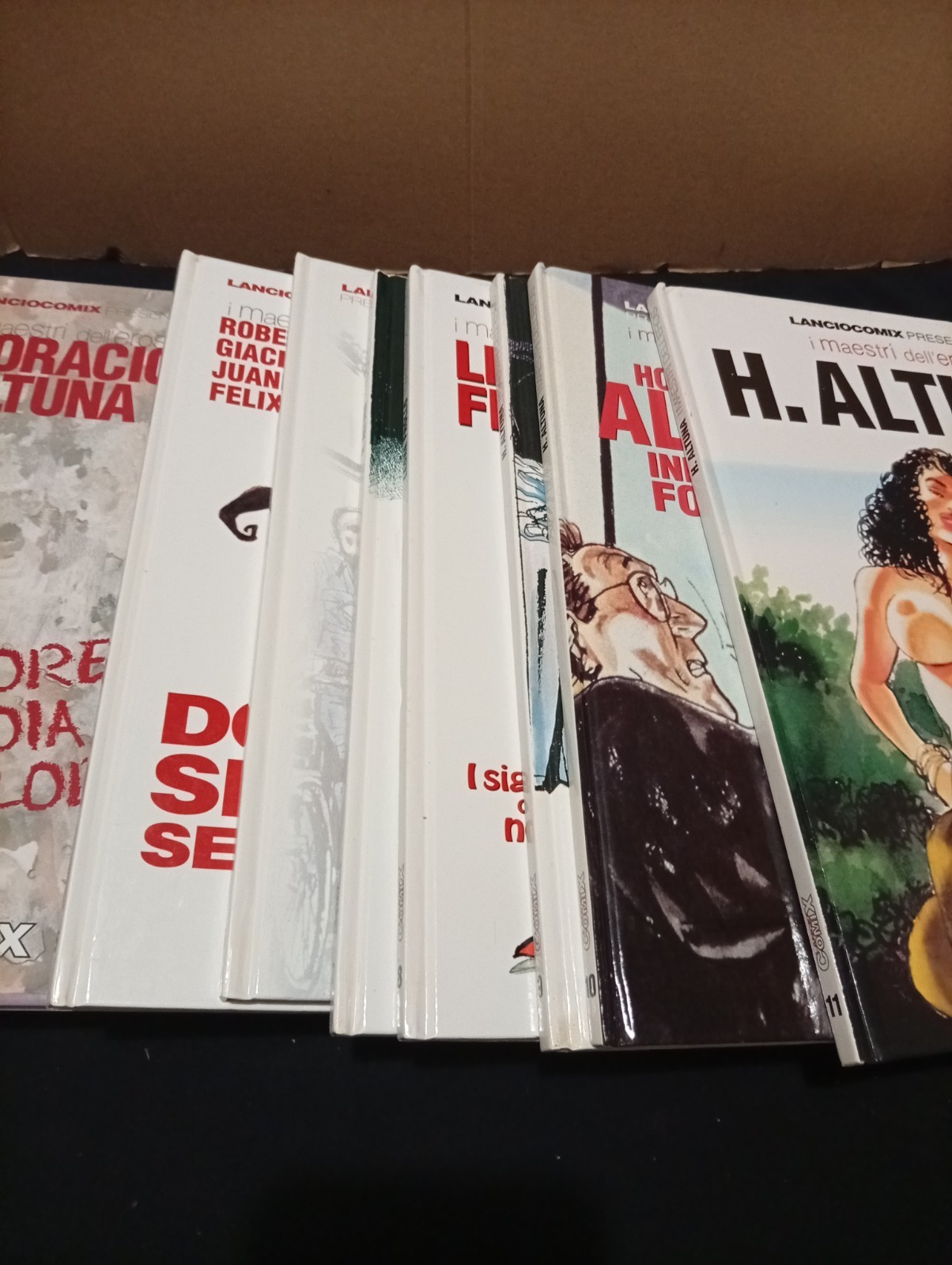 I MAESTRI DELL'EROS  sequenza 1/11. Horacio Altuna. Lancio Comix. 