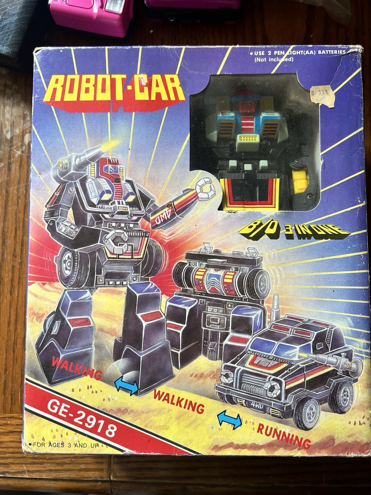 Jeep Robot-Car 1983 Yonezawa Daijim KO Robot Action Figure GE-2918