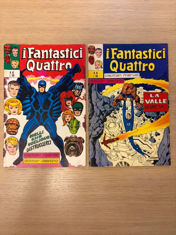 Fantastici Quattro Corno N 42 43 No Resa
