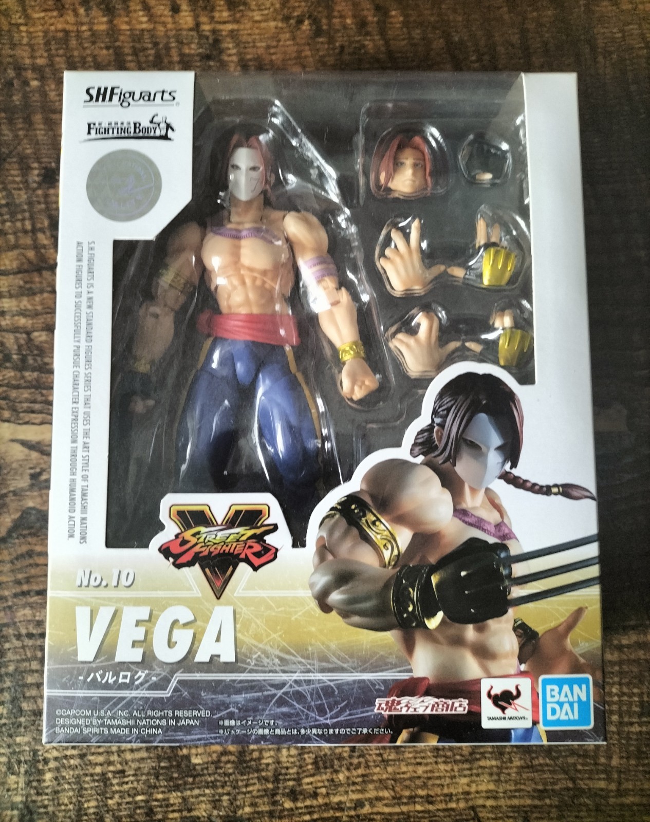 Tamashii Nations Bandai S.H.Figuarts Street Fighter V No. 10 Vega