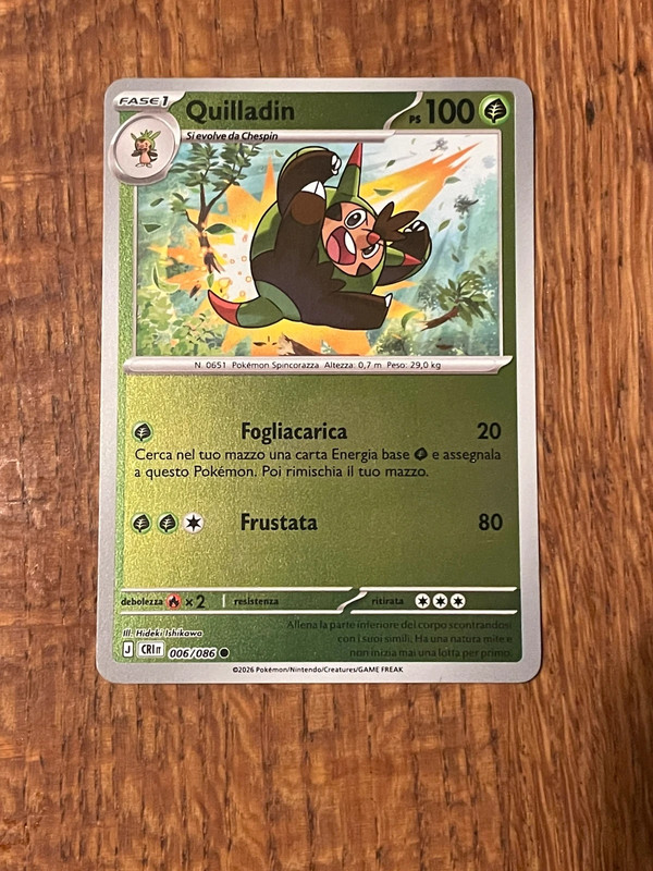 Quilladin CRI 006/086 Reverse Holo