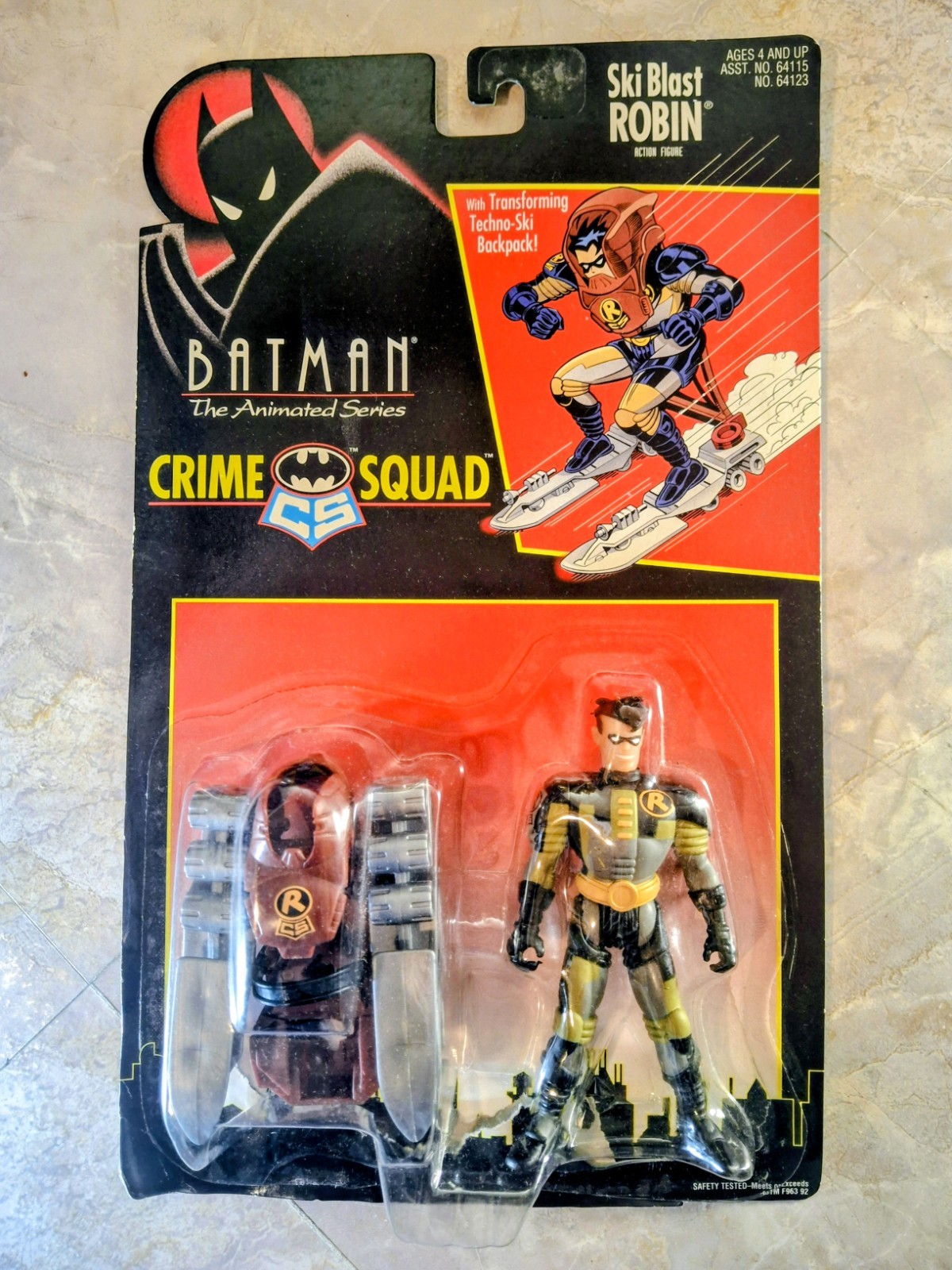(Robin) Batman la serie animata 1993 Crime Squad action figure sigillato MOP