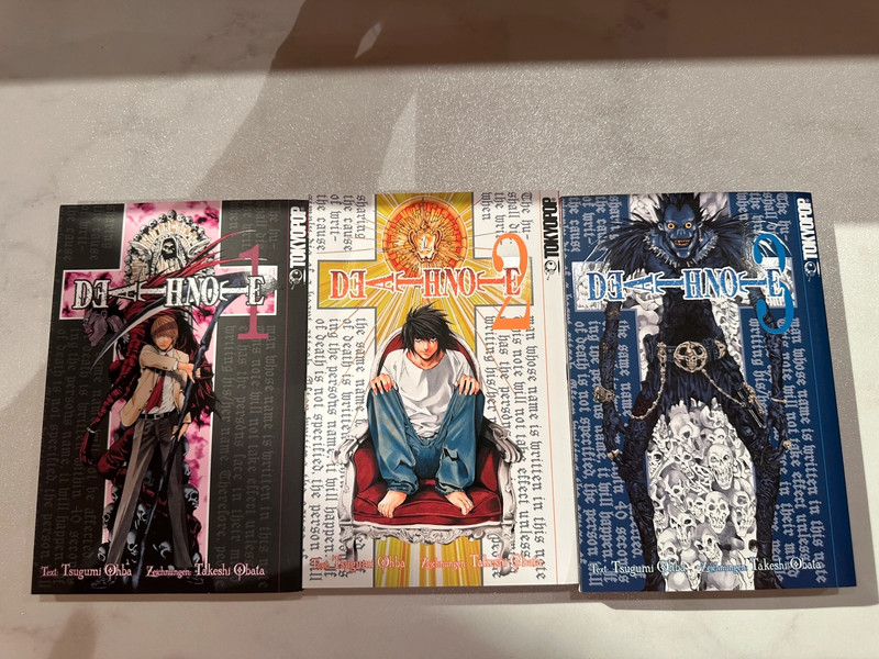 Death Note 1-3 Manga