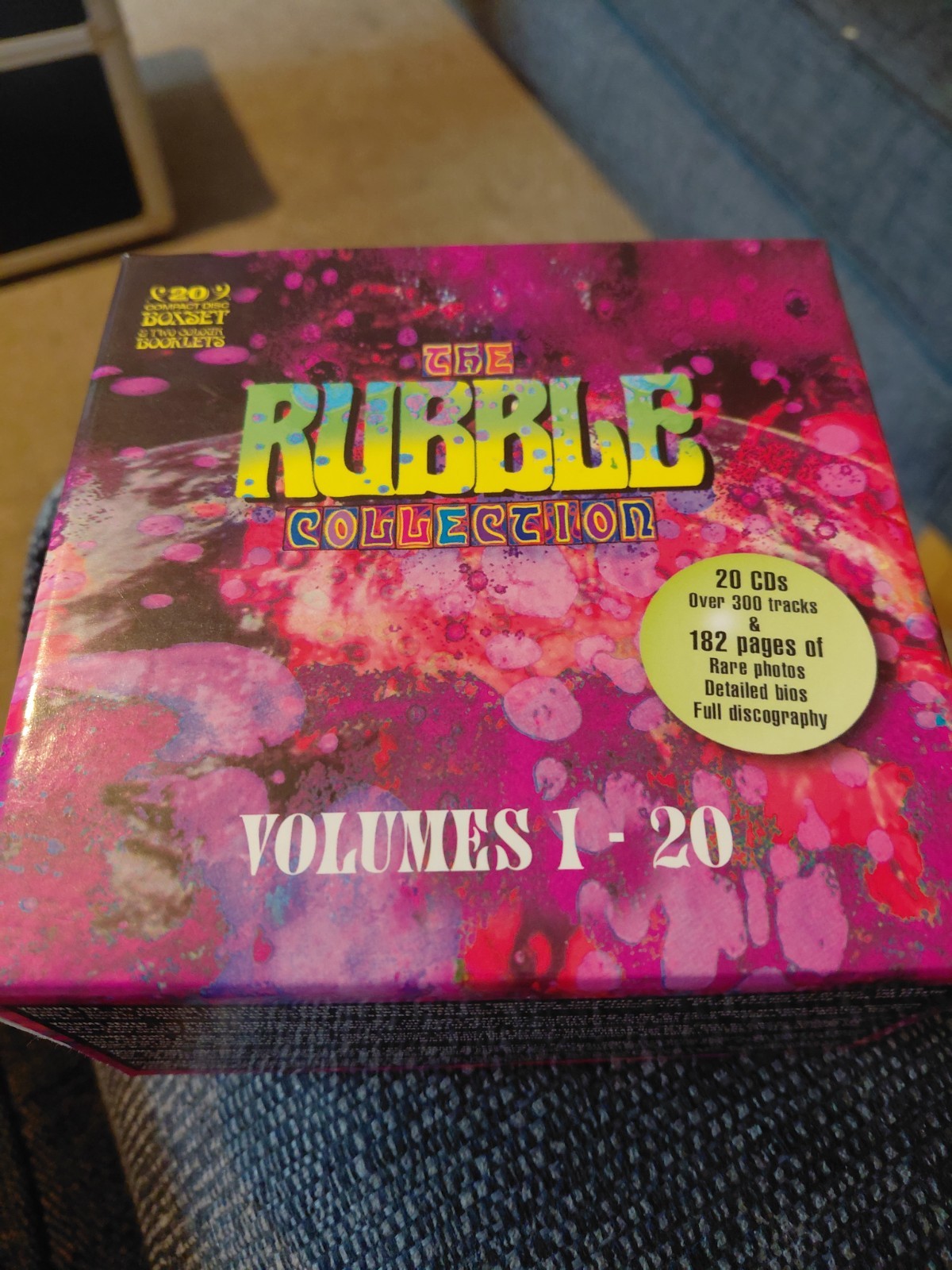 Various – The Rubble Collection Volumes 1 - 20 2014 20 x CD SET MOD PSYCH