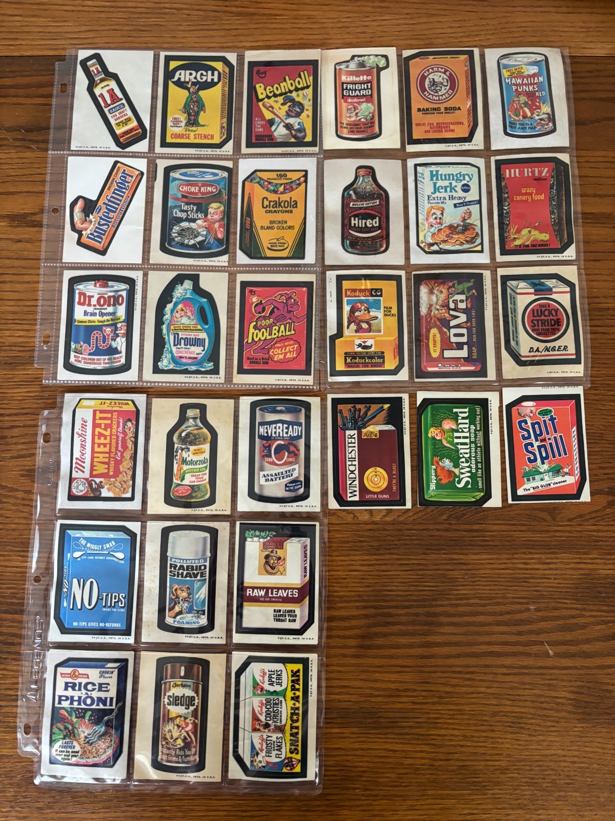 Low/Mid Grade Wacky Packages Series 3 Complete Set