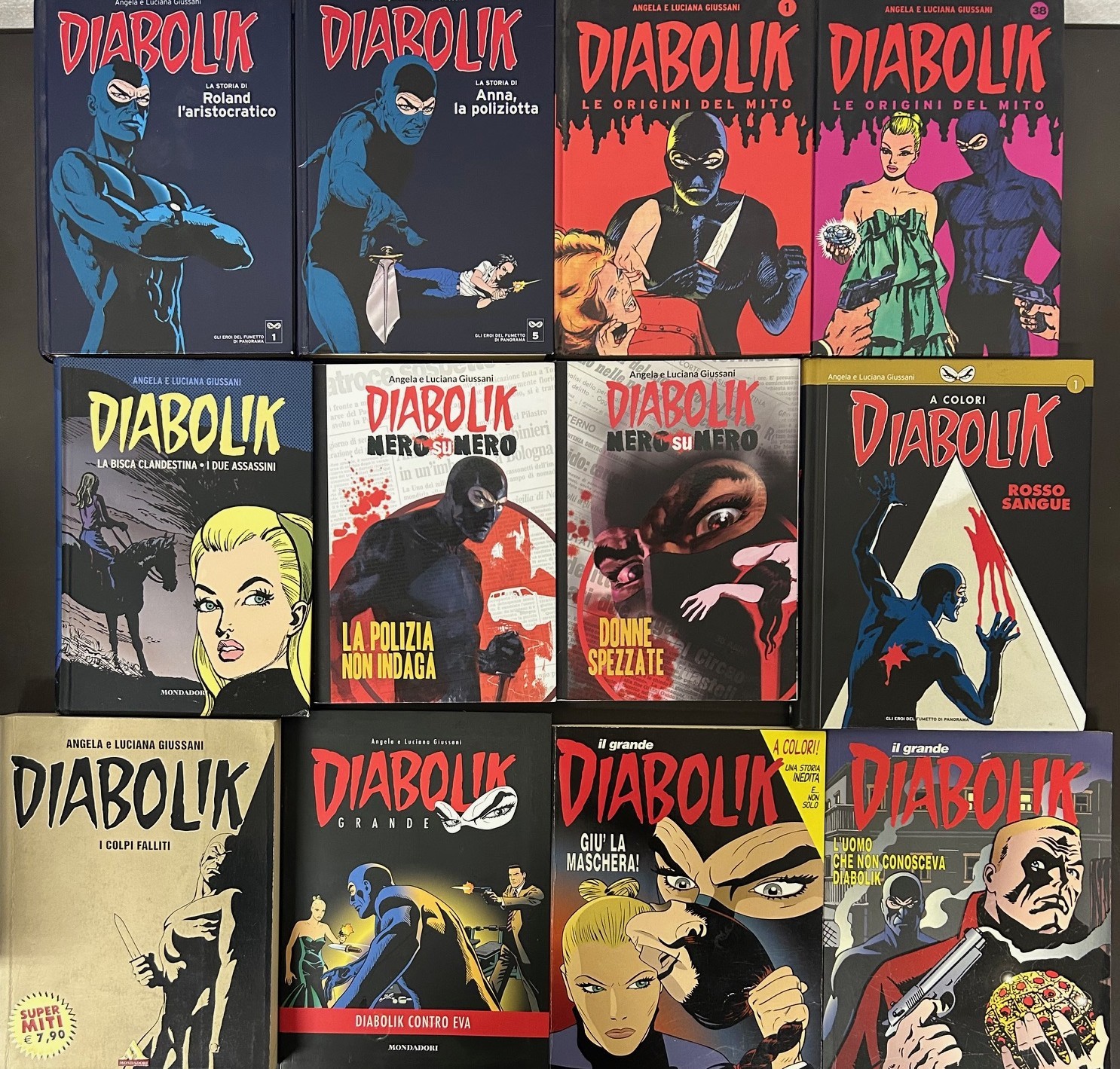 DIABOLIK - LOTTO MISTO DA 13 VOLUMI VARIE COLLANE - BUONE/OTTIME CONDIZIONI