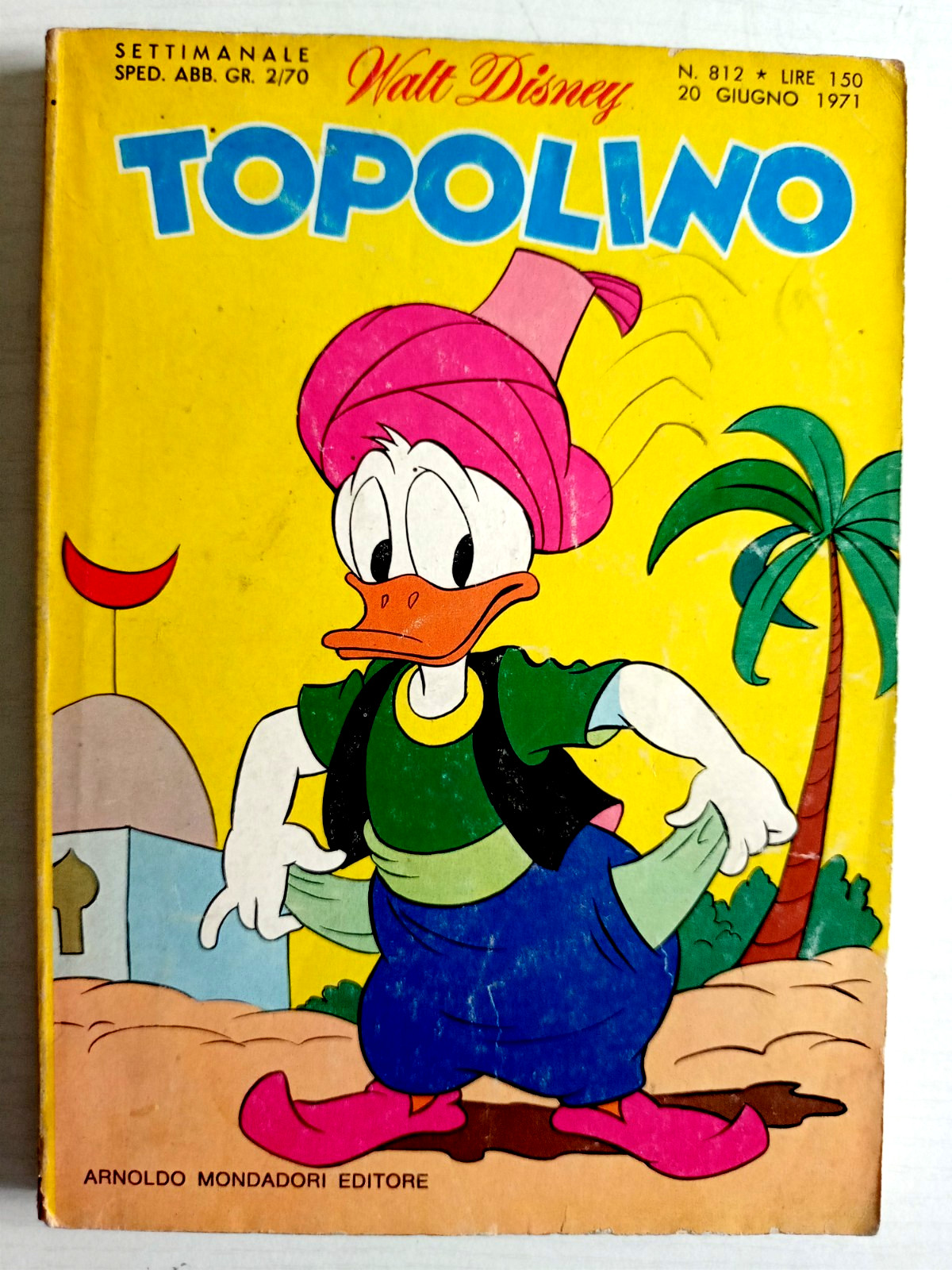 TOPOLINO N°812 DEL 1971 CON PUNTI+JACOVITTI- H