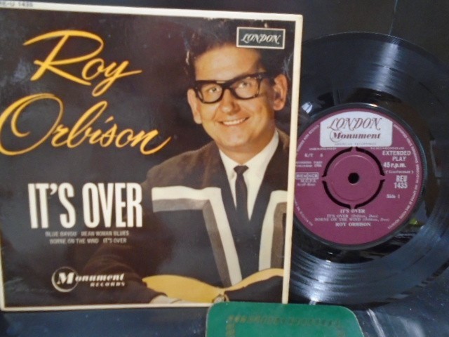 ROY ORBISON E.P " IT`S OVER " Or. UK LONDON EX+ COND.IN Or.PIC SL.
