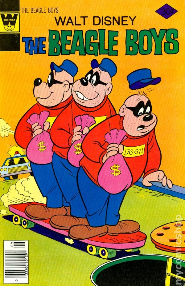 Beagle Boys #37 VG 1977 Whitman Stock Image Low Grade
