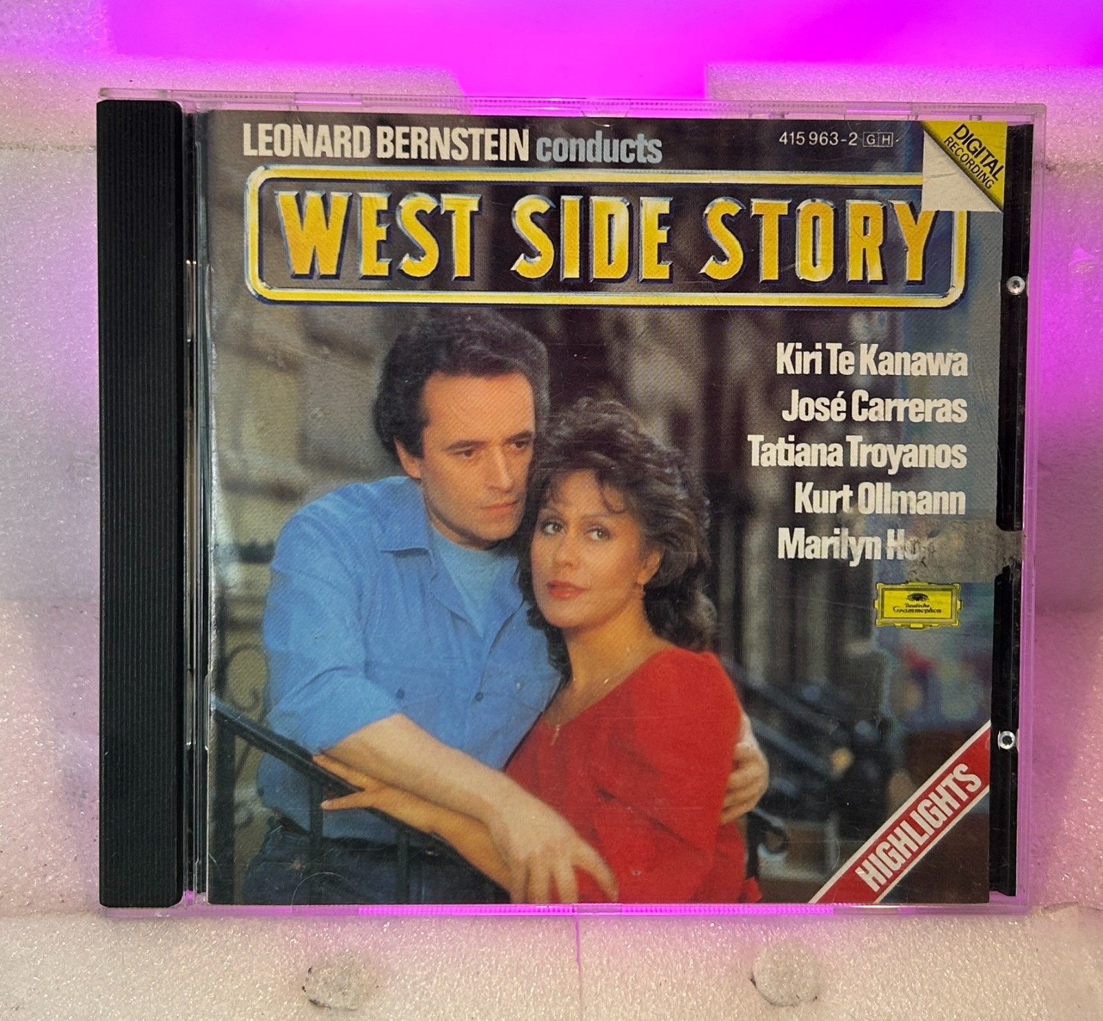 West Side Story Highlights by Various (CD, 1985, PolyGram) W/ Case, Tested