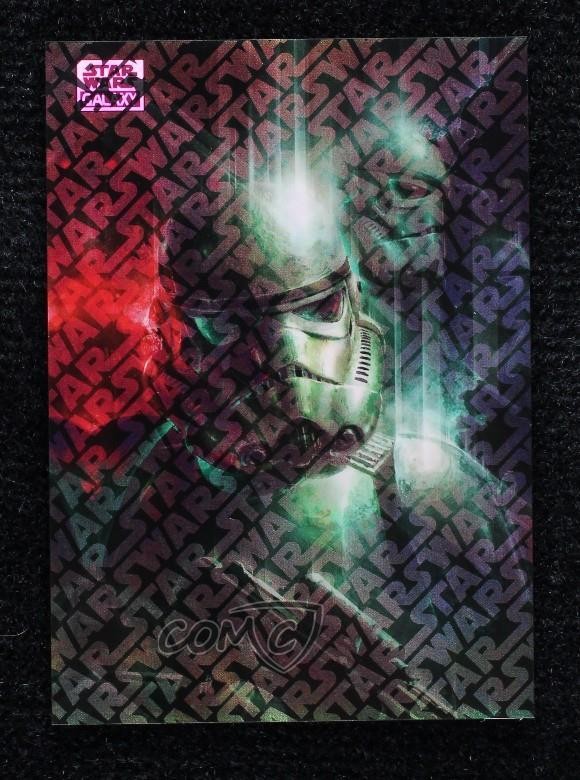 2025 Topps Chrome Star Wars Galaxy LogoFractor 27/77 Raymond Swanland #52 17zx