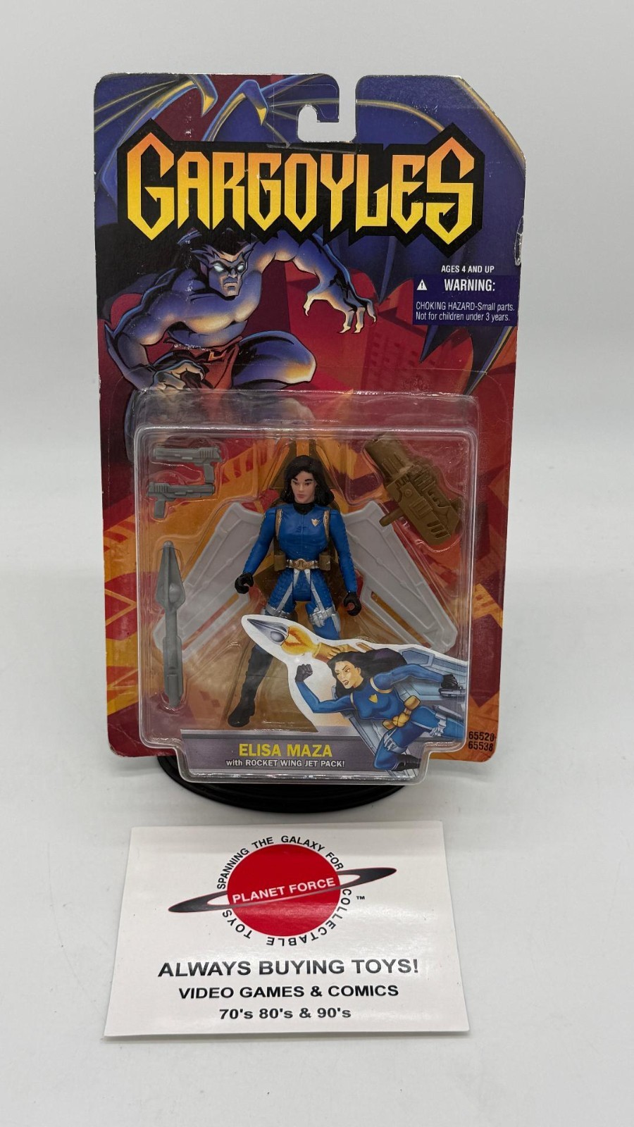 Figurina Gargoyles Kenner 1995 Elisa Maza MOC vintage nuova