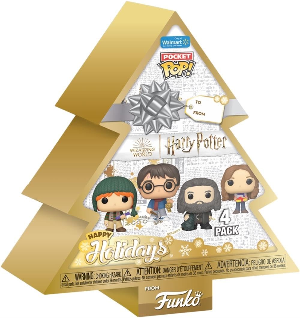 Funko Pocket Pop! HP - Harry Potter - Tree Holiday Box 8pc - Portachiavi - Mini