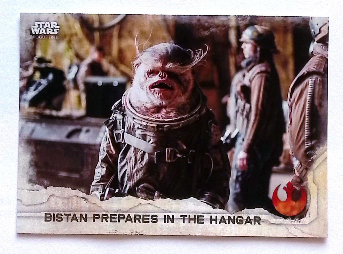 Bistan Preparas in the Hanger Star Wars Rogue One Serie 1 2016 Topps #88