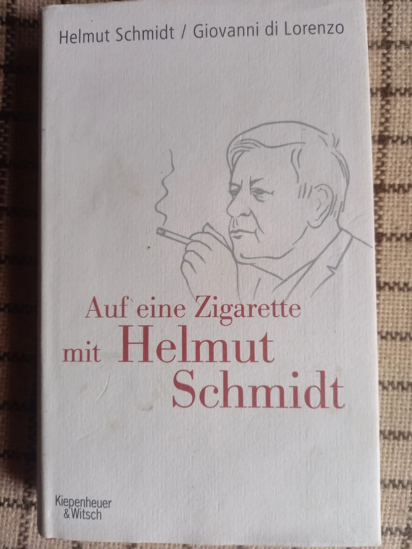 Auf eine Zigarette mit Helmut Schmidt“ - Top Zustand!