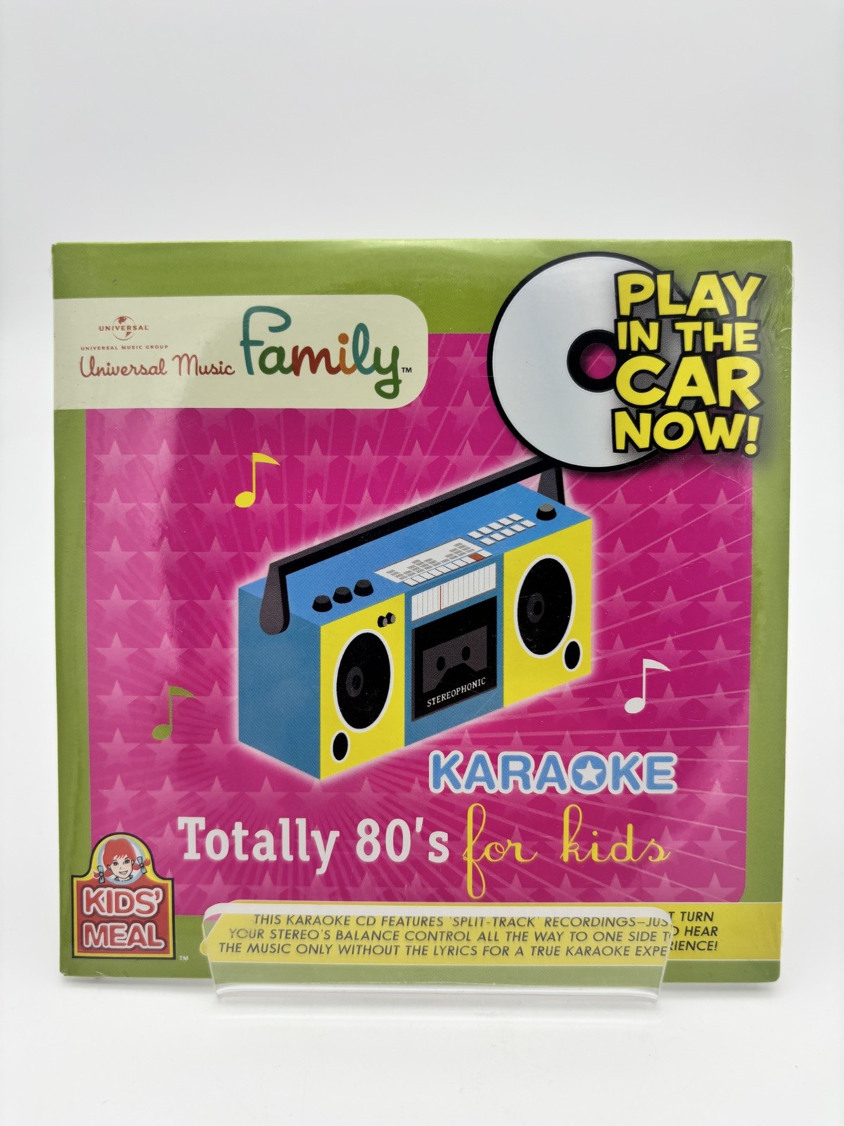 Universal Music Family – Totally 80s for Kids Karaoke CD Wendy’s kids club