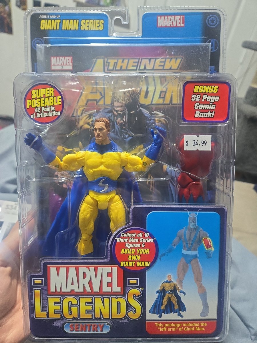 Marvel Legends SENTRY 6" Action Figure BAF Giant Man Series Toybiz 2006 NUOVO
