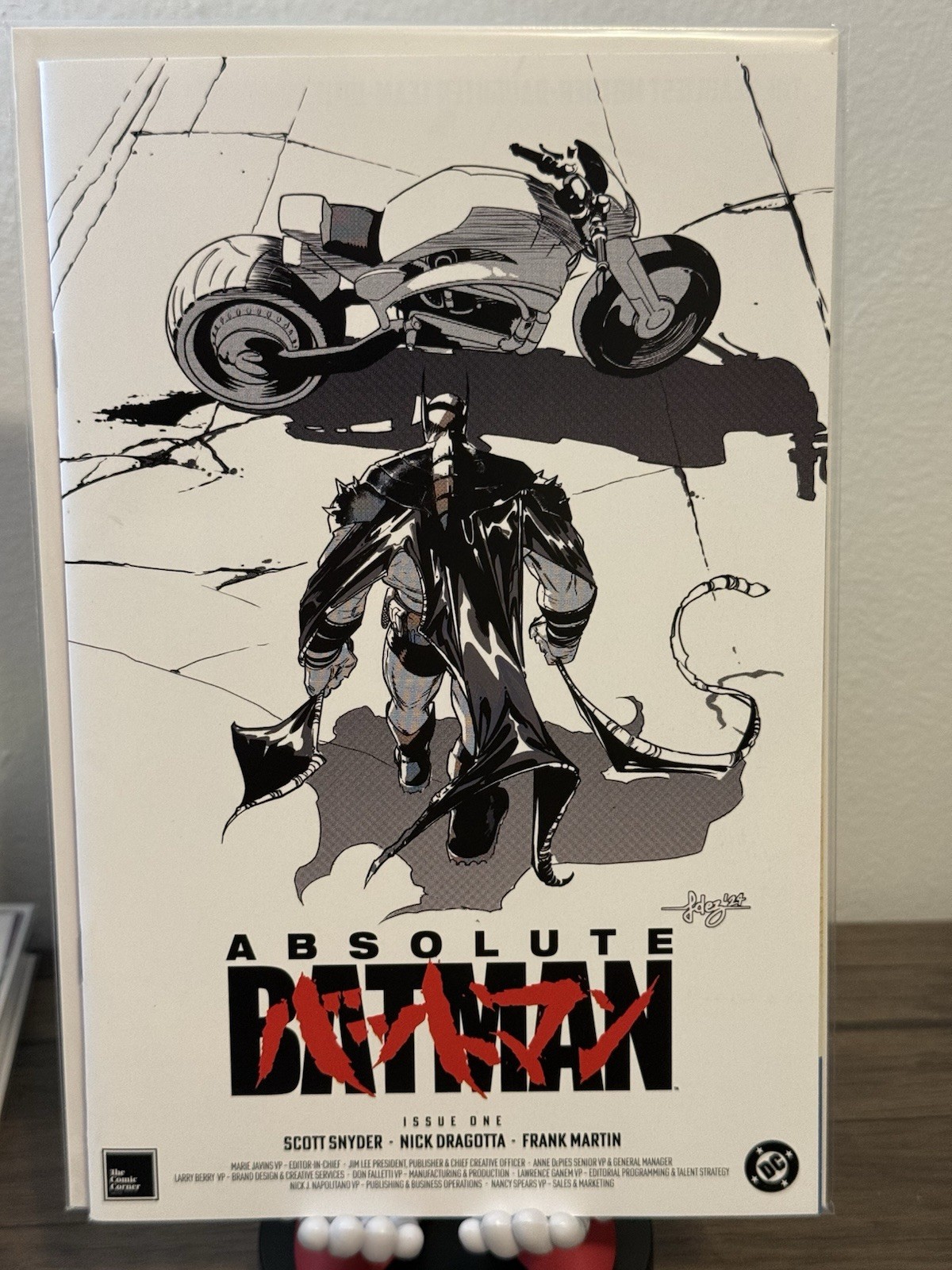 Absolute Batman #1 NM 3rd Print Black & White Akira Homage Sketch