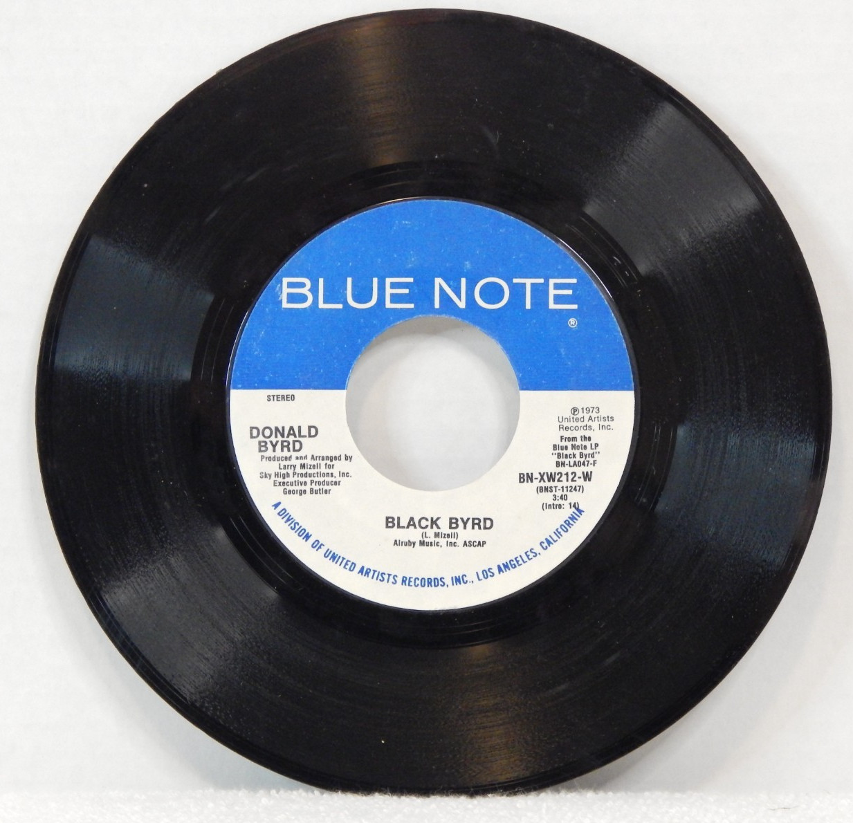 Donald Byrd – Black Byrd - 1973 Blue Note Jazz Funk 45 RPM 7" Single Record