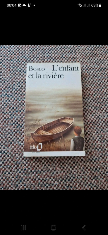 Livre Vintage 1985: L'Enfant et la Rivière - Henri Bosco (Folio) - Comme NEUF
