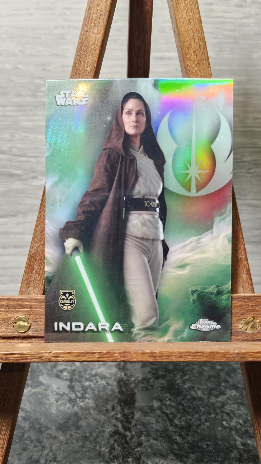 Topps Chrome Star Wars Indara RC REFRACTOR