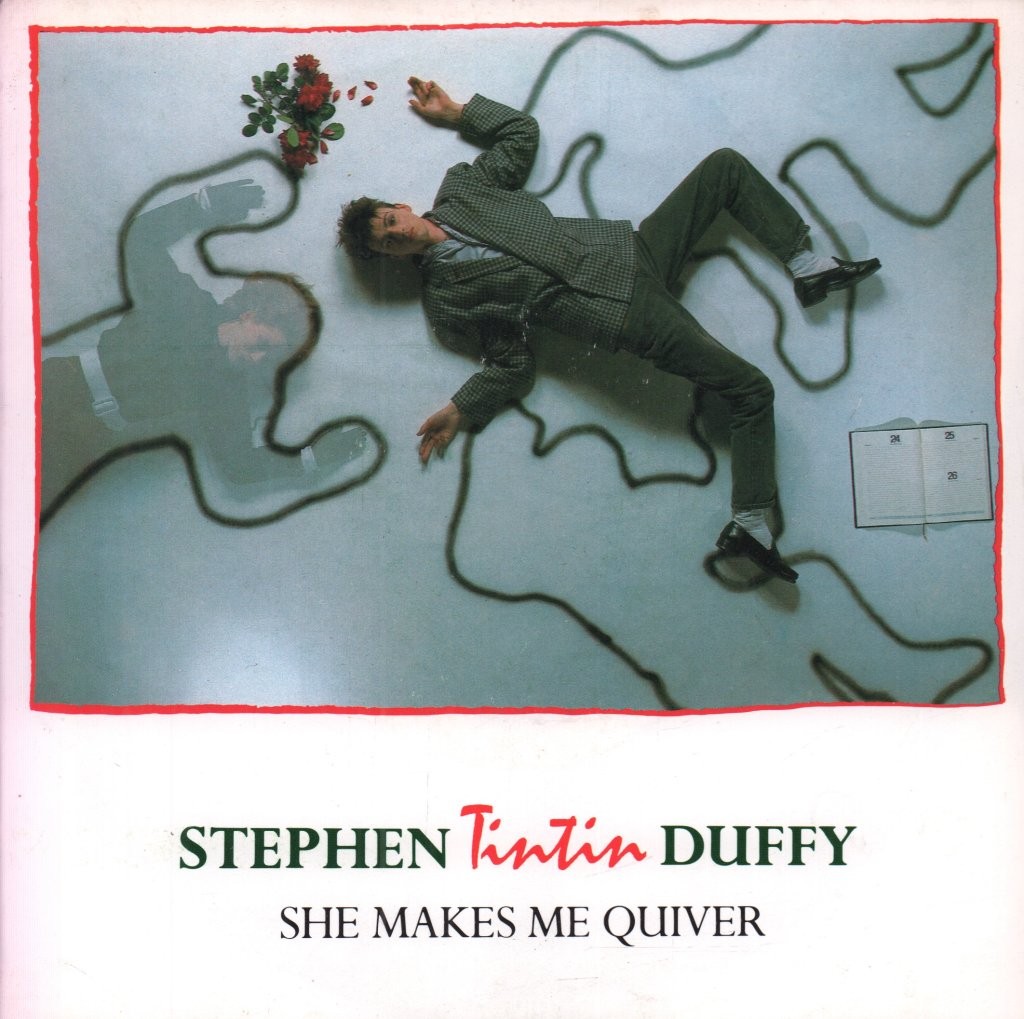 Stephen Duffy She Makes Me Quiver 7" Vinile UK 10 1984 Pic Sleeve TEN28