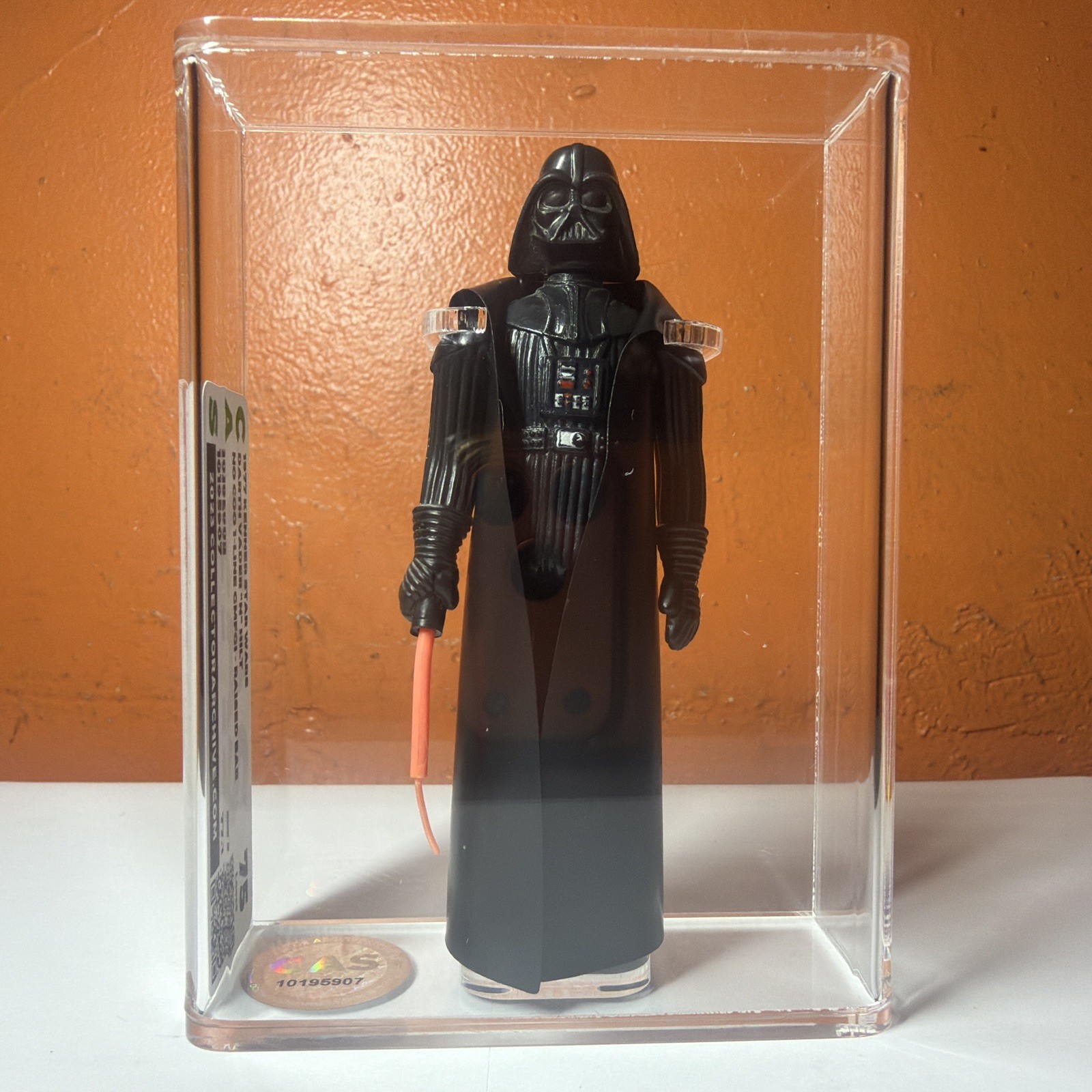 DARTH VADER STAR WARS ACTION FIGURE VINTAGE KENNER 1977 HK CLASSIFICATO CAS 75