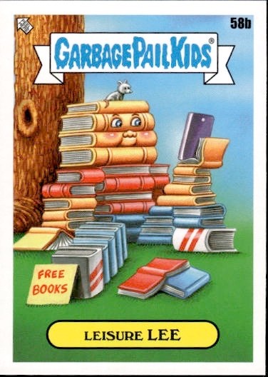Leisure Lee 2022 Garbage Pail Kids Bookworms Green Topps Card #58b