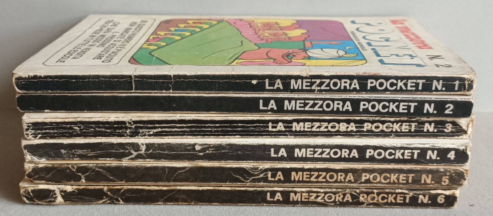 LA MEZZORA POCKET SEQUENZA 1/6 UMORISMO SEXY VIGNETTE BARZELLETTE 1971
