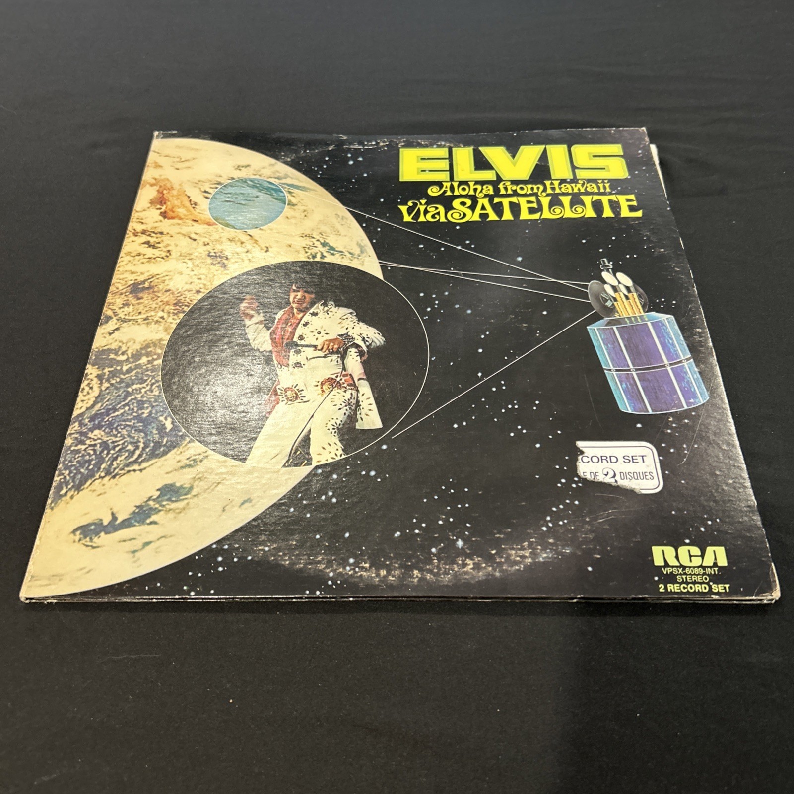Elvis Aloha From Hawaii Via Satellite Double LP Vinyl Gatefold RCA VPSX-6089