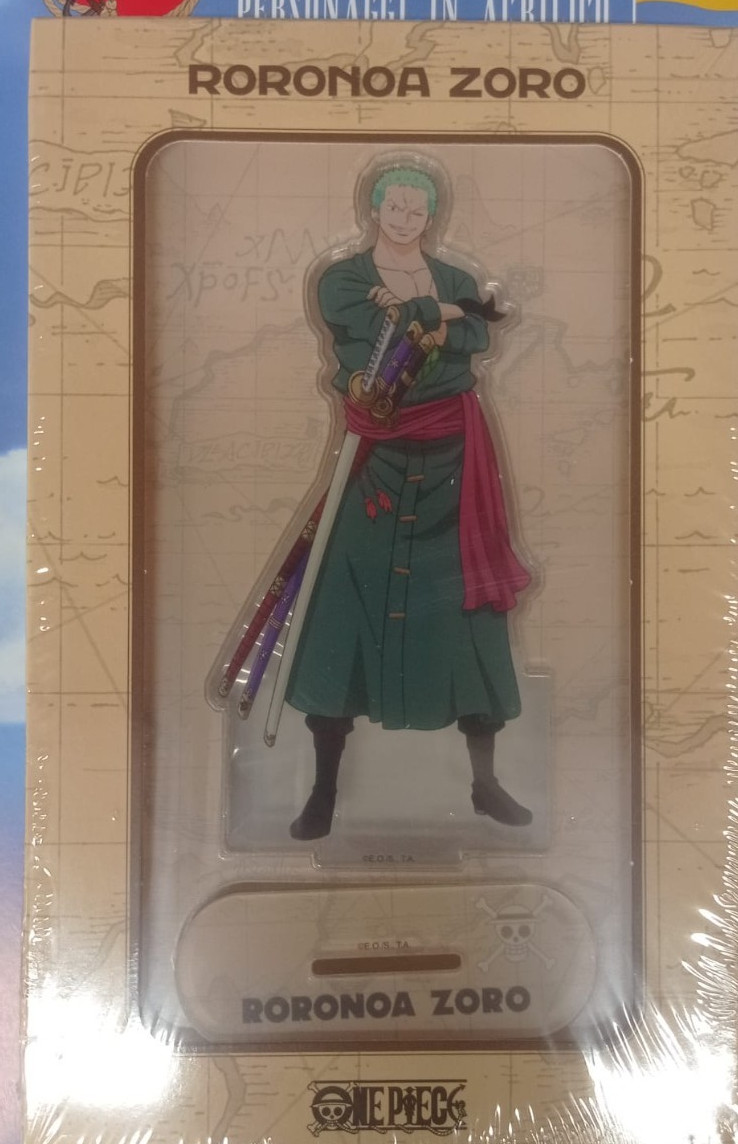 RORONOA ZORO ONE PIECE PLEXIES 2 -STATUINA  2D PLEXIES. UFFICIALE