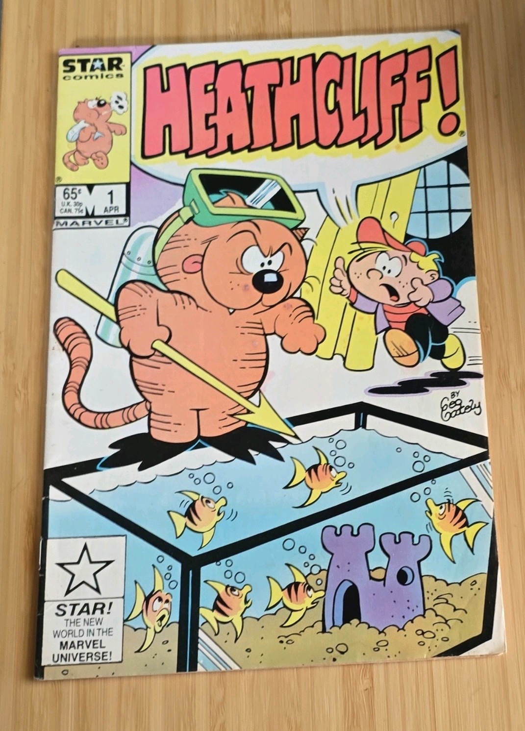 Heathcliff (1985) #1 - Joe Edwards - Direct Edition - Marvel/Star Comics