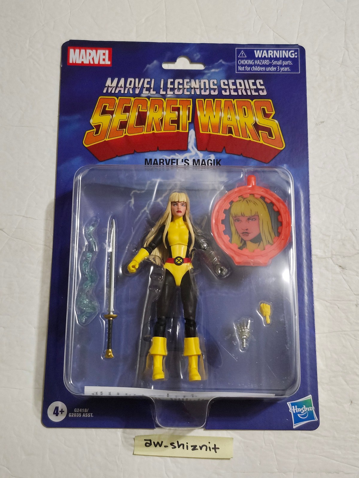 NUOVA 2026 Marvel Legends Series Secret Wars MAGIK 6" carta retrò
