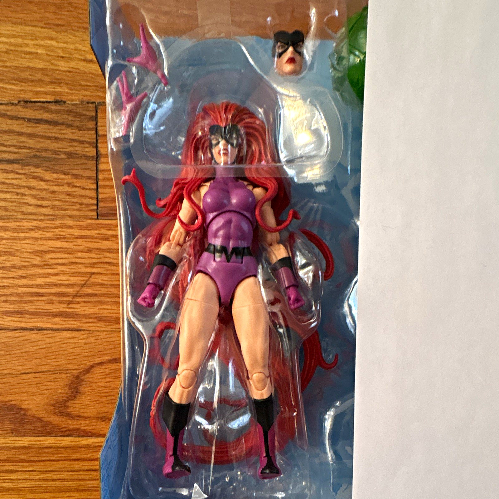 Marvel Legends Medusa Action Figure w/ Alternate Head Purple Red Black Plastic