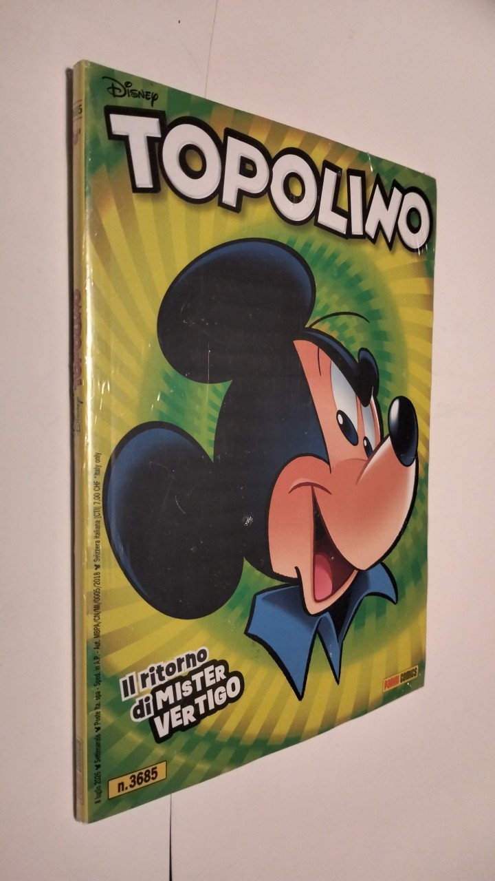 TOPOLINO LIBRETTO N.3685 BLISTERATO DA ABBONAMENTO