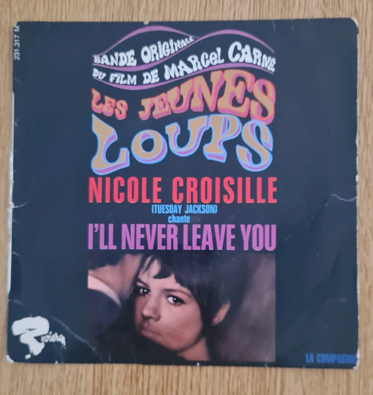 Vinyle 45T - Nicole Croisille - Les jeunes loups